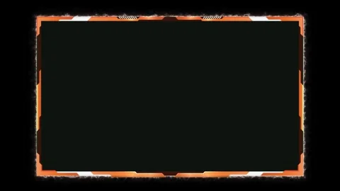 Elegant Electric Orange for the screen frame	 Stock Footage 274913227