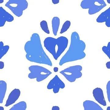 Elegant elements seamless pattern. Stock Illustration