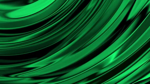Elegant emerald green background abstract flowing silk luxury folds smooth t Stock Footage 324927982