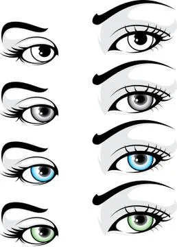 Elegant Eye Stock Illustration