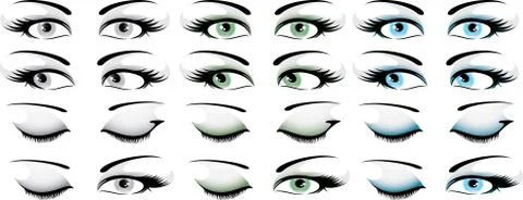 Elegant Eye Stock Illustration
