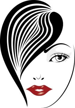 Elegant Face Stock Illustration