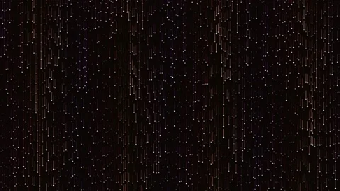 Elegant falling white bokeh particles abstract glow cinematic loop background Stock Footage 337161523