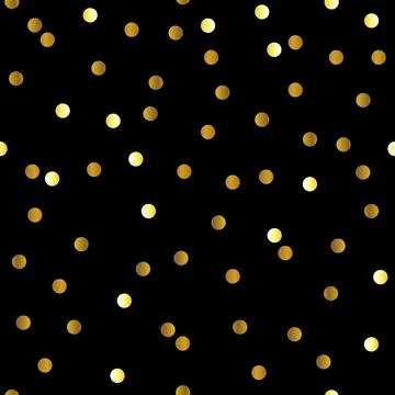 Elegant Festive Gold Dot Pattern Design Background Stock Illustration