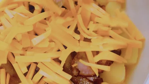 Elegant fine dining angle: garnishing the salad with crisp toppings Stock Footage 342198795