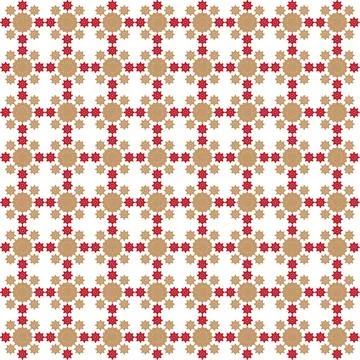 Elegant Floral Geometry Surface Pattern Modern Rosette Motif Decorative Backgrou Stock Illustration