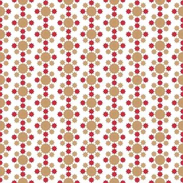 Elegant Floral Geometry Surface Pattern Modern Rosette Motif Decorative Backgrou Illustrazione stock