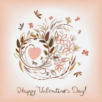 Elegant floral pattern 2 Stock Illustration
