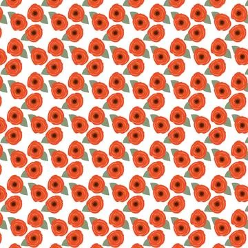 Elegant floral pattern in small hand draw flowers. Liberty style. Floral Stock Illustration