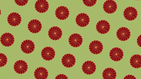 Elegant floral pattern with warm tones for a sophisticated animation 스톡 동영상 308061884