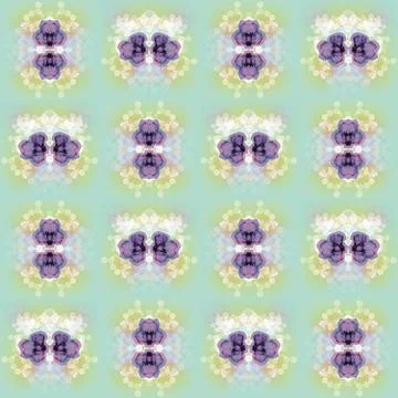 Elegant Floral Seamless pattern for printed items. Background in minimalistic st Stock Illustration