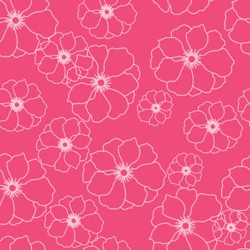 Elegant floral vector seamless pattern Stock Illustration
