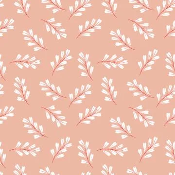 Elegant floral vector seamless pattern Stock Illustration