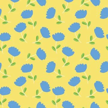 Elegant floral vector seamless pattern Stock Illustration