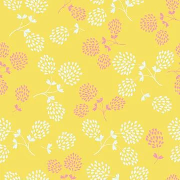 Elegant floral vector seamless pattern Stock Illustration