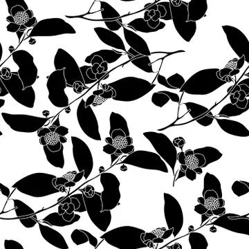 Elegant floral vector seamless pattern Stock Illustration