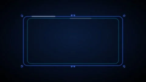 Elegant flourish frame with border Stock Footage 339317059