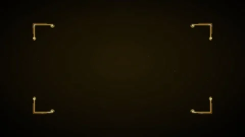 Elegant flourish frame with corners Stock Footage 339317030