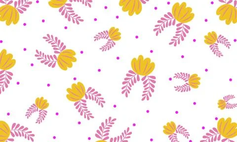 Elegant Flower Background Stock Illustration