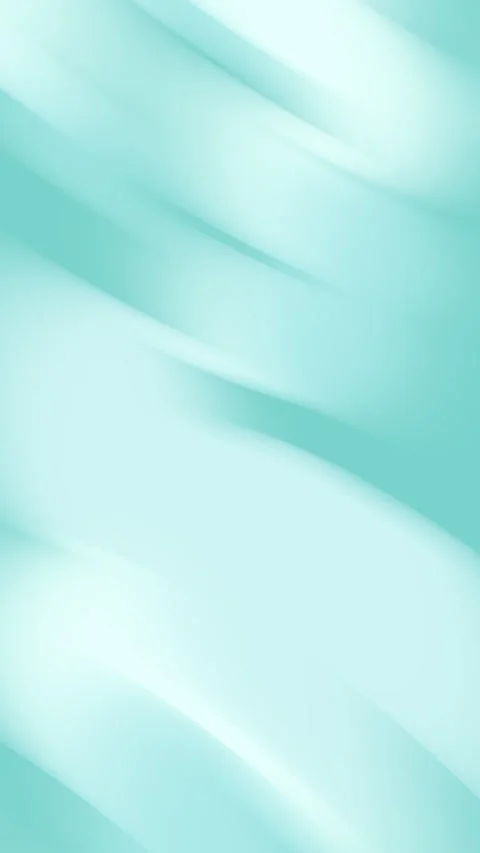 Elegant flowing abstract background with soft teal smooth wave textures Stock Footage 317870441