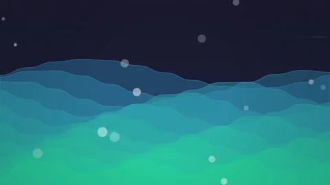 Elegant flowing gradient wave lines background for modern abstract design Stock Footage 344248926