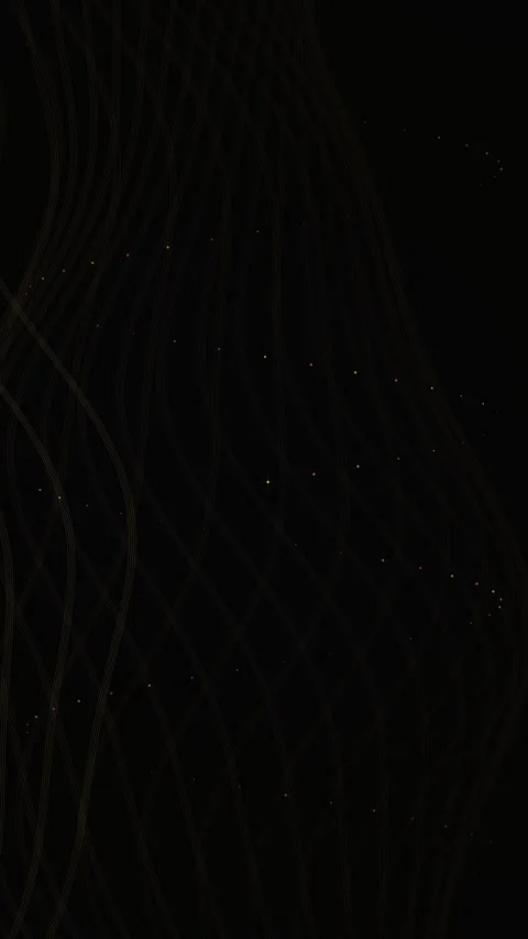 Elegant flowing neon wave pattern animation for modern technology backgrounds Stock Footage 345491435