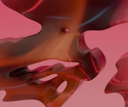 Elegant Fluid Waves Abstract Texture with Smooth Flowing Shapes Stock Illustration