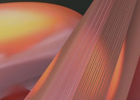 Elegant Fluid Waves Abstract Texture with Smooth Flowing Shapes Stock Illustration
