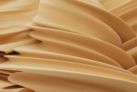Elegant Fluid Waves Abstract Texture with Smooth Flowing Shapes Stock Illustration