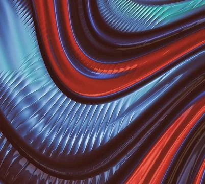 Elegant Fluid Waves Abstract Texture with Smooth Flowing Shapes Stock Illustration