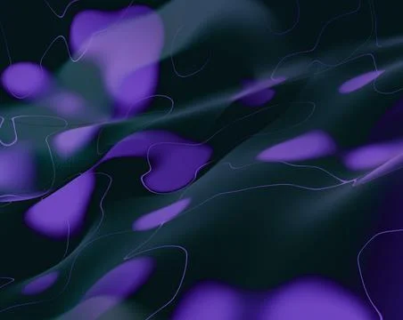 Elegant Fluid Waves Abstract Texture with Smooth Flowing Shapes Stock Illustration
