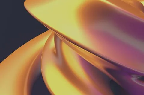 Elegant Fluid Waves Abstract Texture with Smooth Flowing Shapes Stock Illustration