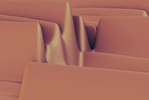 Elegant Fluid Waves Abstract Texture with Smooth Flowing Shapes Stock Illustration