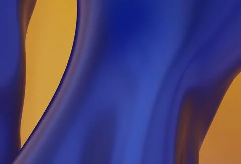 Elegant Fluid Waves Abstract Texture with Smooth Flowing Shapes Stock Illustration