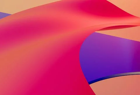 Elegant Fluid Waves Abstract Texture with Smooth Flowing Shapes Stock Illustration