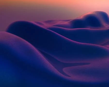 Elegant Fluid Waves Abstract Texture with Smooth Flowing Shapes Stock Illustration