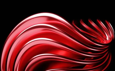 Elegant Fluid Waves Abstract Texture with Smooth Flowing Shapes Stock Illustration