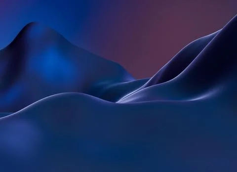 Elegant Fluid Waves Abstract Texture with Smooth Flowing Shapes Stock Illustration