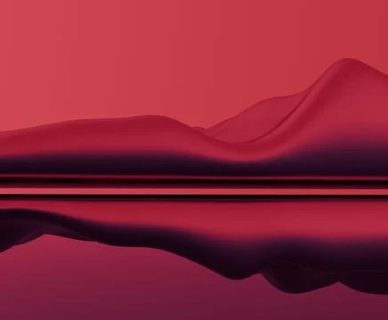 Elegant Fluid Waves Abstract Texture with Smooth Flowing Shapes Stock Illustration