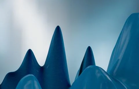 Elegant Fluid Waves Abstract Texture with Smooth Flowing Shapes Stock Photos