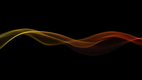 Elegant Flying Lines Background, Loop Video Stock Footage 278881064