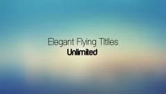 Elegant Flying Titles + Bonus (Unlimited) Stock After Effects