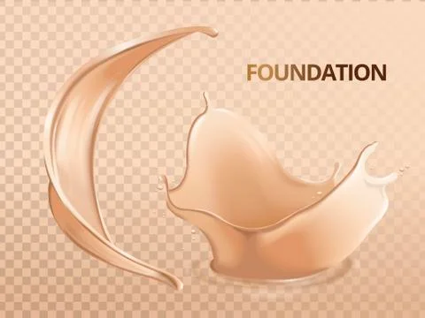 Elegant foundation effects Stock Illustration