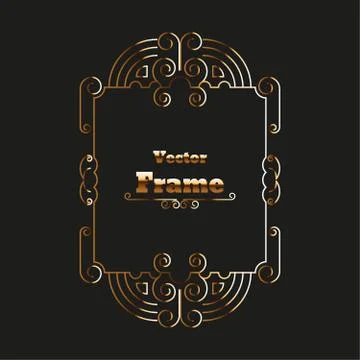 Elegant frame Stockillustratie