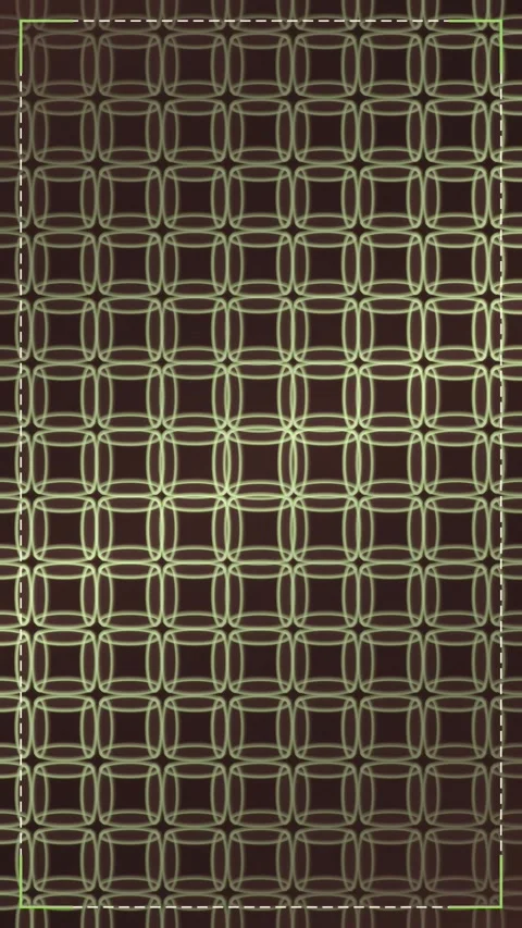 Elegant Geometric Pattern Background - Repeating Lattice Lines on Dark Brown Stock Footage 347695061