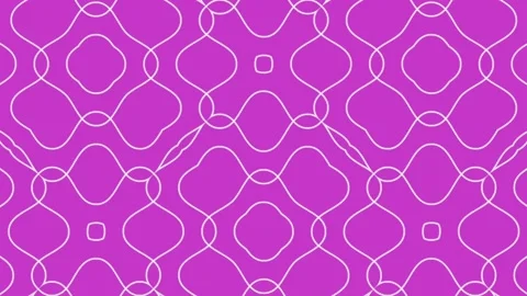 Elegant geometric pattern, beautiful decorative moving ornament Stock Footage 146669350