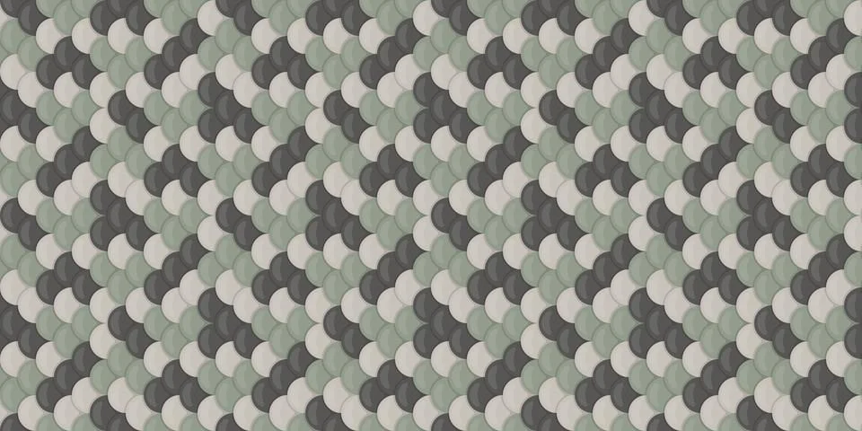 Elegant geometric pattern featuring overlapping, subtly textured scales in mu Ilustración de archivo