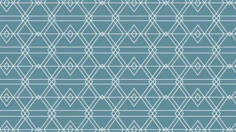 Elegant geometric pattern, looping animated background, moving ornament. Stock Footage 151400988