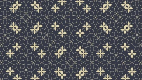 Elegant geometric pattern, looping animated background, decorative ornament. Stock Footage 151863166