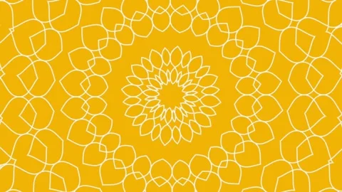 Elegant geometric pattern, looping animated background, decorative ornament. Stock Footage 152421846